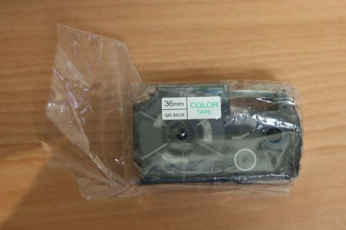 New Casio 36MM QR-36CR COLOR TAPE CARTRIDGE SEALED MADE IN JAPAN