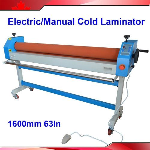 Electric 1600mm large cold laminator automatic manual 63in machine vinyl for sale