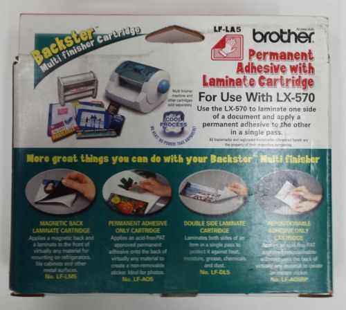 Brother LF-LA5 Permanent Adhesive Laminate Cartridge