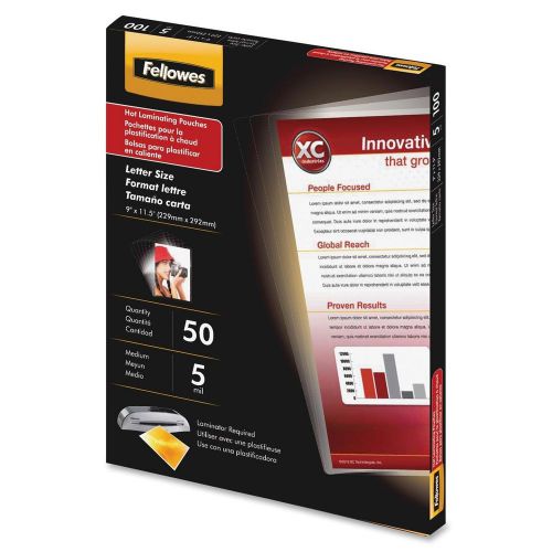 Fellowes FEL5204007 Letter-Size Laminating Pouches Pack of 150