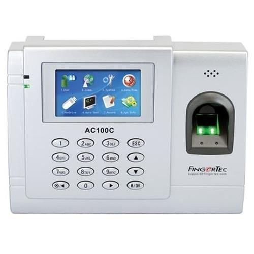 Fingertec color biometric time attendance system for 3000 fingerprints ac-100c for sale