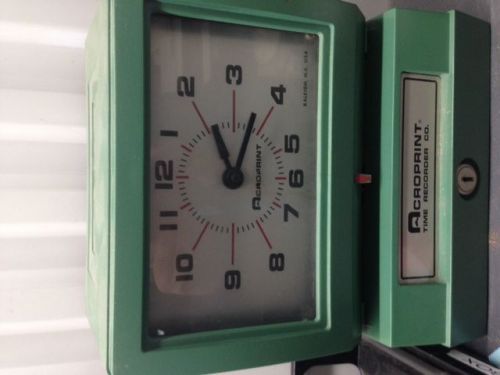 Acroprint Time Recorder Time Clock