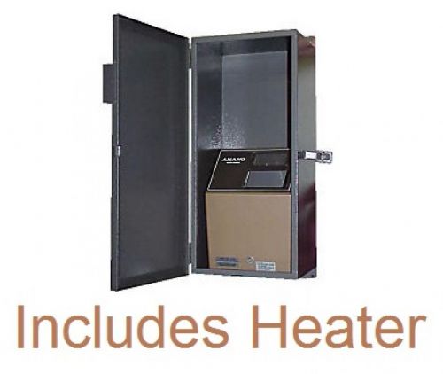 Weather resistant enclosure with heater for amano mjr series for sale