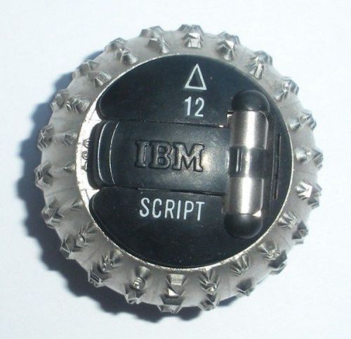 Ibm element selectric i &amp; ii typing ball script 12 hollow triangle for sale