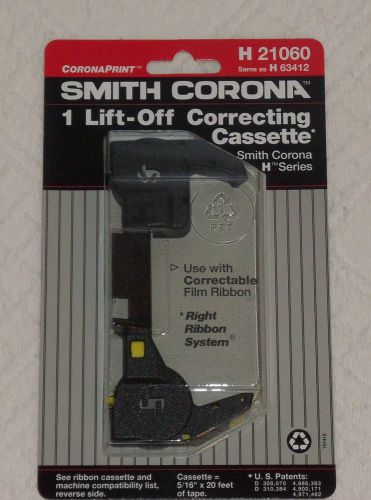 NIP SMITH CORONA LIFT-OFF CORRECTING CASSETTE H 21060 SERIES TYPERWRITER RIBBON