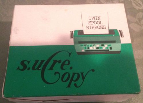 Vintage Typewriter Ribbon Sure Copy 5 Twin Spool Inked Ribbons BR429C