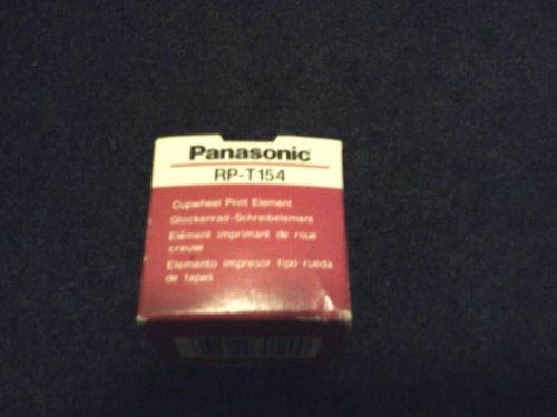 Panasonic cupwheel Print Element RP-T154 Brand New in Box!!