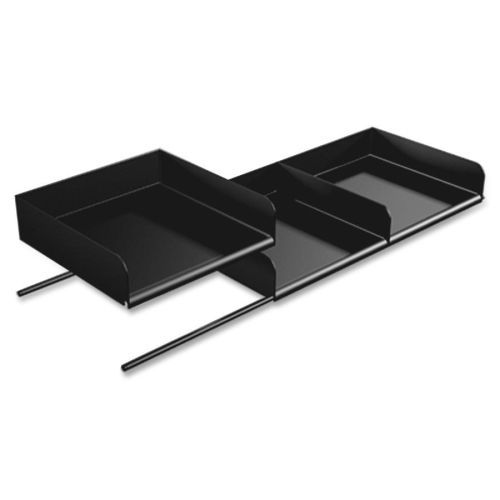 SAF1605BL 3-Tray Cubby f/Bookcase, 11&#034;x33&#034;x8-3/4&#039;, Black