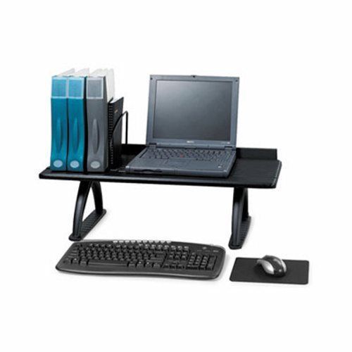 Safco Value Mate Desk Riser, 100-Pound Capacity, 30 x 12 x 8, Black (SAF3602BL)