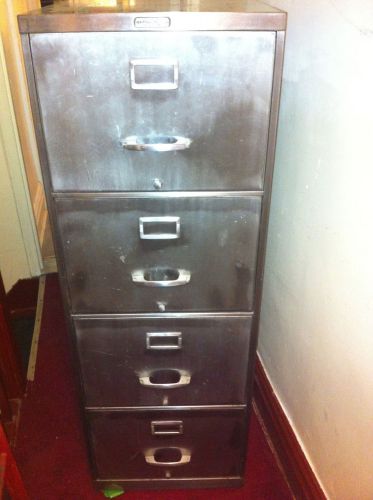 Vintage Industrial steel filing cabinet - &#034;Invincible&#034;