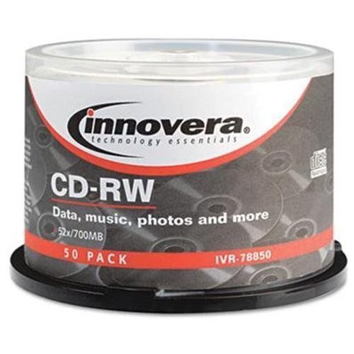 Innovera Cd Rewritable Media - Cd-rw - 12x - 700 Mb - 50 Pack Spindle - (78850)