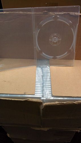 200 SLIM Clear Single DVD Cases