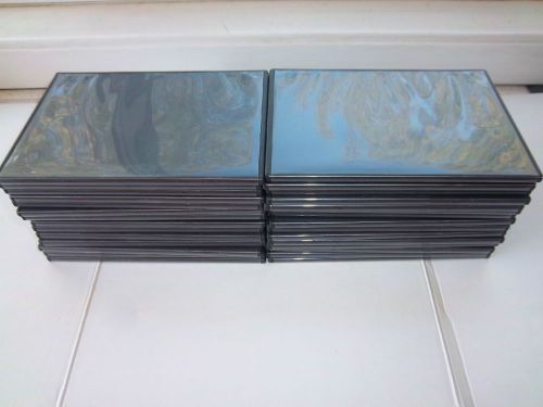 Lot of 30 black slim cd dvd cases gently preowned media storage for sale