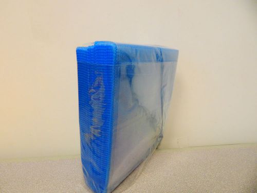New - Mediaexpo - 100 CD Double-sided Plastic Sleeve Blue