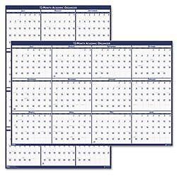 HOUSE OF DOOLITTLE 395 Wall Planner Laminated 12 Mth July-June 24inx37in BEWE