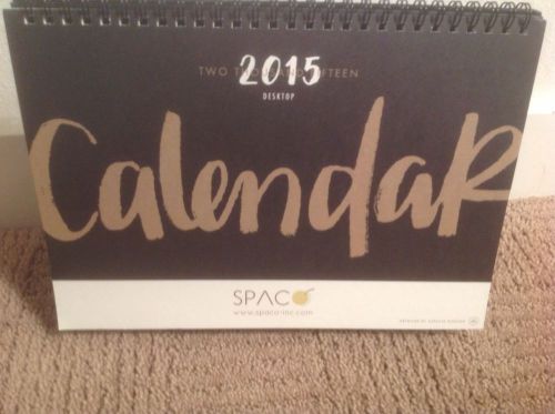Brand New 2015 Decorative desk calendar By spaco