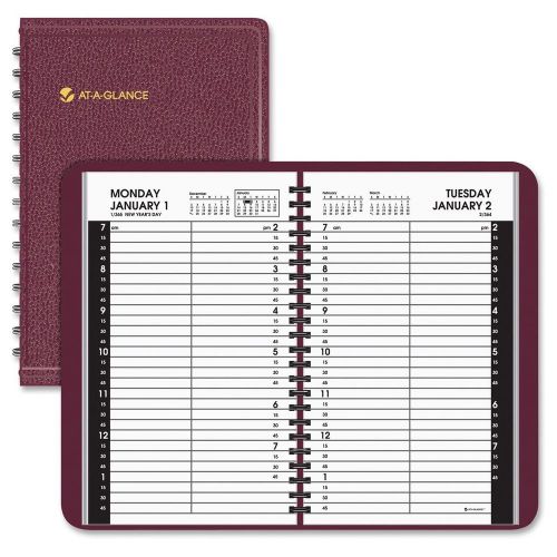NEW 2015 AT-A-GLANCE DAILY APPOINTMENT DAY PLANNER - 70-800-50 - 4 7/8&#034; X 8&#034;