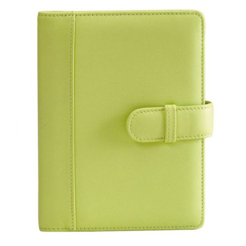 Royce leather 4 x 6 &#034;brag book&#034; photo holder - key lime green for sale