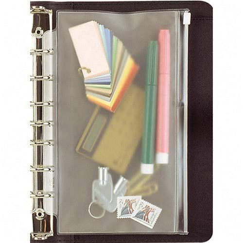 Daytimer Vinyl Zip Pouch for Folio Size Looseleaf Planners, 1/Pack