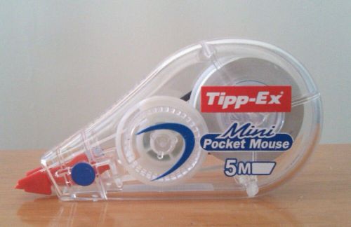 New original tipp-ex mini pocket mouse 5mm x 5 m instant correction tape bic ! for sale