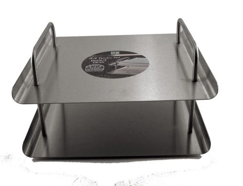 File Oganizer - In / Out Double Tray - Brushed Finish - 12&#034;X12&#034;X7.25&#034; - STIO-1