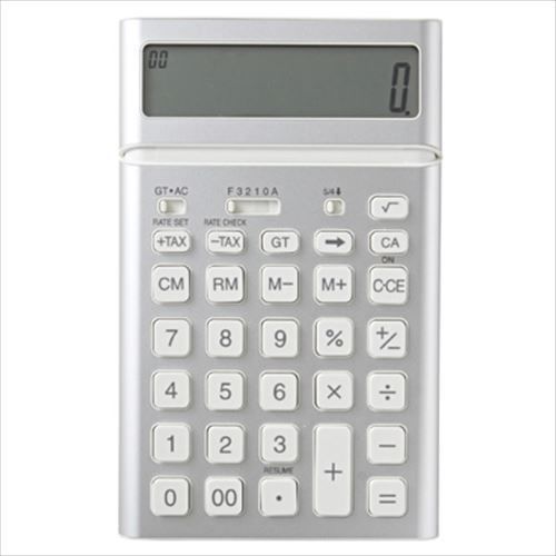 MUJI Moma Professional Calculator Silver 112.4?x179.5?x14.3mm from Japan New