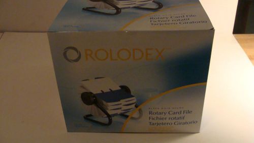 Rolodex rotary card file, 500 cards included.  Model number 66727