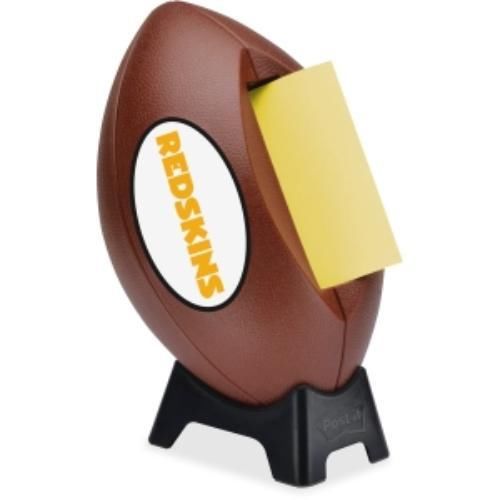 Post-it popup football team logo note dispenser - 3&#034; x 3&#034; - holds 50 (fb330was) for sale