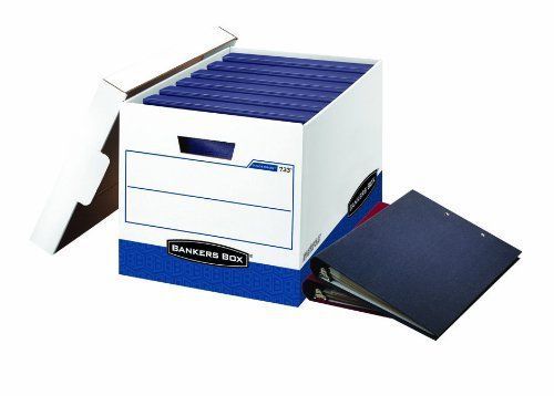 Bankers box 73301 binder storage box - taa compliant - stackable - (fel0073301) for sale