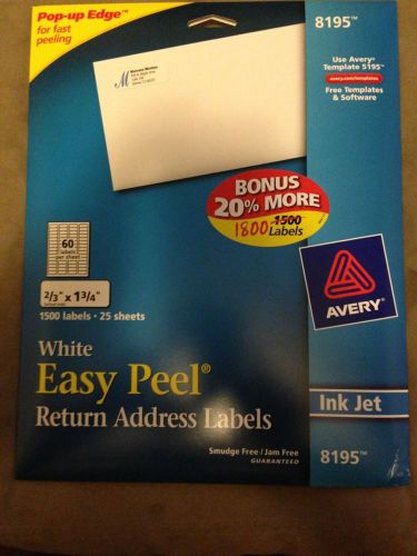 Avery White Easy Peel Address Labels