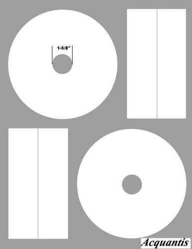 &lt;&lt;&lt; 100 Matte White CD/DVD Labels for Laser/Inkjet Printer &gt;&gt;&gt;