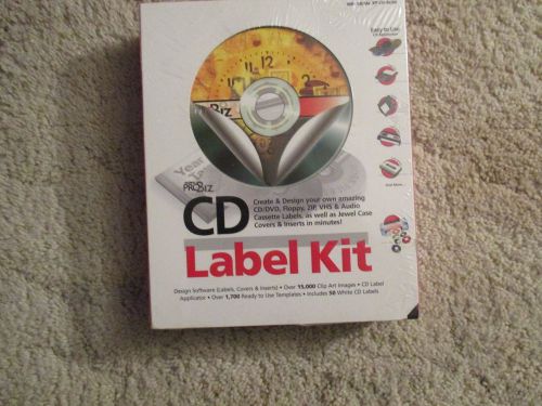 Global probiz (star) cd label kit - design software - mfg. sealed for sale