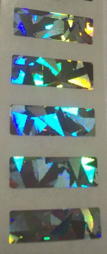 100 ci hologram security labels tamper evident labels stickers seals 3/8&#034;x1-1/8&#034; for sale