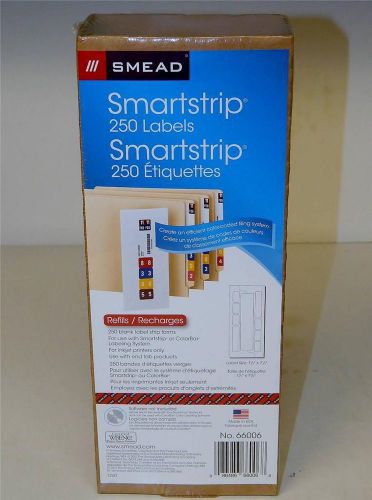 NEW Smead SmartStrip Labeling System 66006 250 Labels