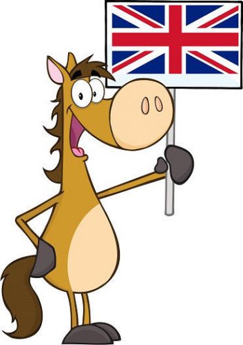 30 Custom English Horse Personalized Address Labels