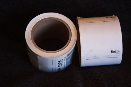 2 Rolls FedEx Labels 3&#034; Core Label 3.5&#034; Wide x 2.75&#034; Tall