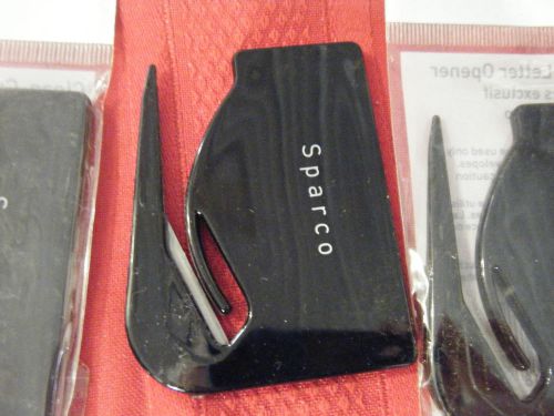 Lot of 300 Sparco Products 11818 Clean Slit Letter Opener Office Tool Black
