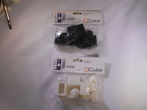 lots office supplies wholesale, bulk 14  iCube Connector Kit Set 10 black plus 4