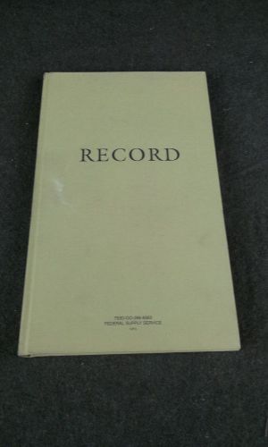 Federal Supply Service Record Ledger