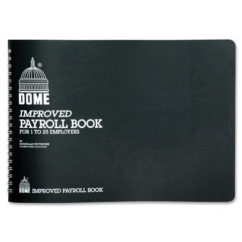 Dome publishing payroll book - wire bound - 7.50&#034; x 10.50&#034; sheet size - (dom710) for sale