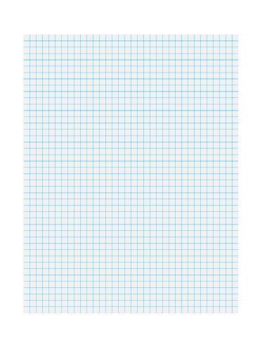 Ampad Faint Blue Ink Quadrille Pad - 50 Sheet - 20 Lb - Quad Ruled - (22030c)
