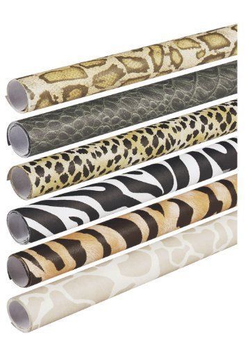 Pacon 56920 Fadeless Safari Prints Paper Assorted Animal 24 x 8 ft. 6 rolls pack