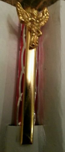 Palm Beach Jewelry Sterling Silver Tutone Pink and Silver Guardian Angel Pen