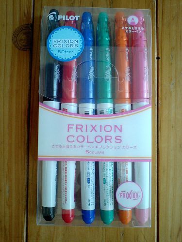 Pilot Frixion colors Ink Erasable Highlighter Pen 6-colors