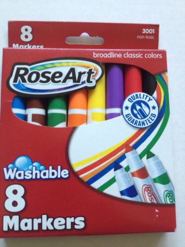 RoseArt Broadline Classic Markers (8-ct, non-toxic) Free Shipping!