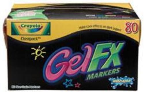 Crayola Markers Classpacks Gel Fx 80 Count