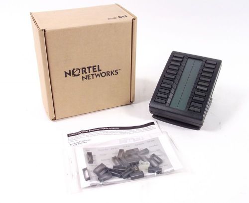NORTEL NETWORKS NTMN66AA70  M3900 KBA Button Key-Based Expansion Module CHARCOAL