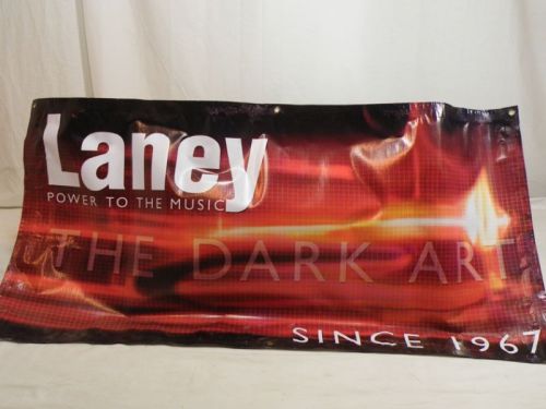 Laney Store Wall Banner, 23x46 -- Free Shipping --