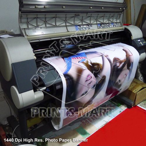 Banner printing photo paper poster printing 1440dpi free matte or glossy coating for sale