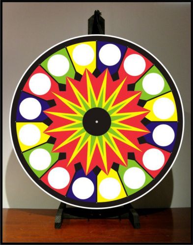 Prize Wheel 24&#034; Spinning Tabletop Portable Carnival NEW
